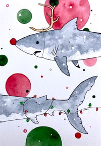 Image 3 of HOLIDAY CARDS - Goats or Sharks!