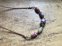 Image 4 of Vintage millefiori necklace / n35