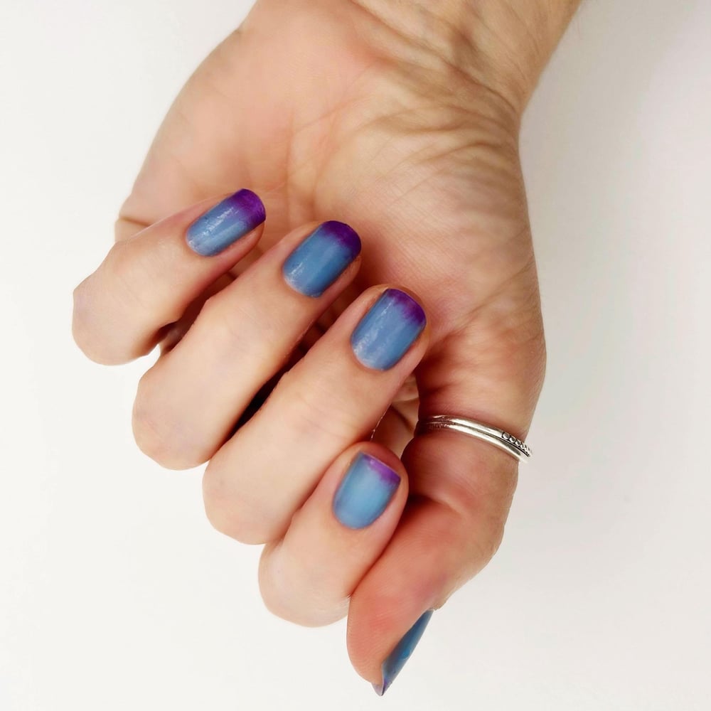 Hyper Blue Nail Polish Strip