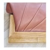 Rose Leather & Timber Clutch