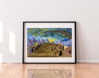 Image 2 of Farmer's Market - 9" x 12" print