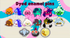 Splatoon Dyed Pins