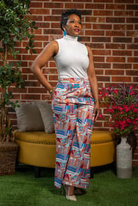 Image 2 of Printed Wide Leg Pant