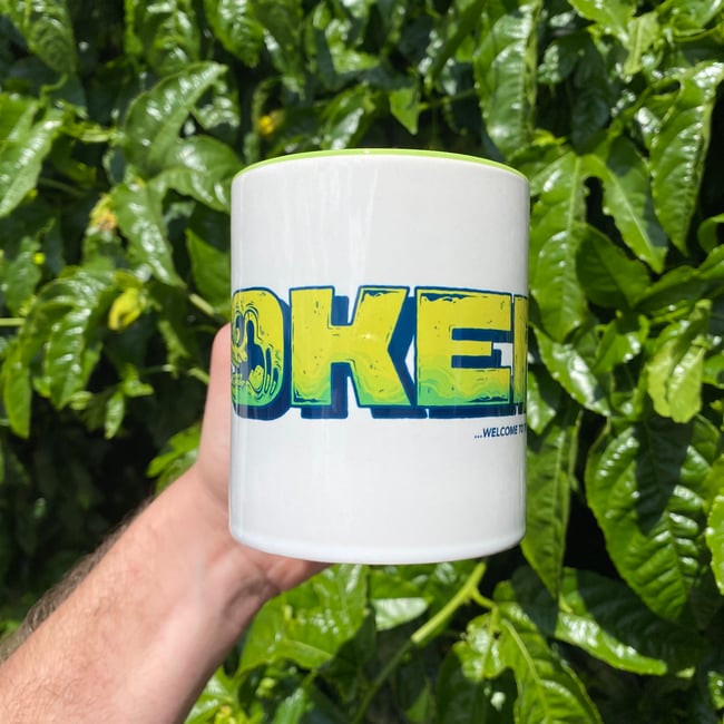 WOKERS MUG GREEN/BLUE