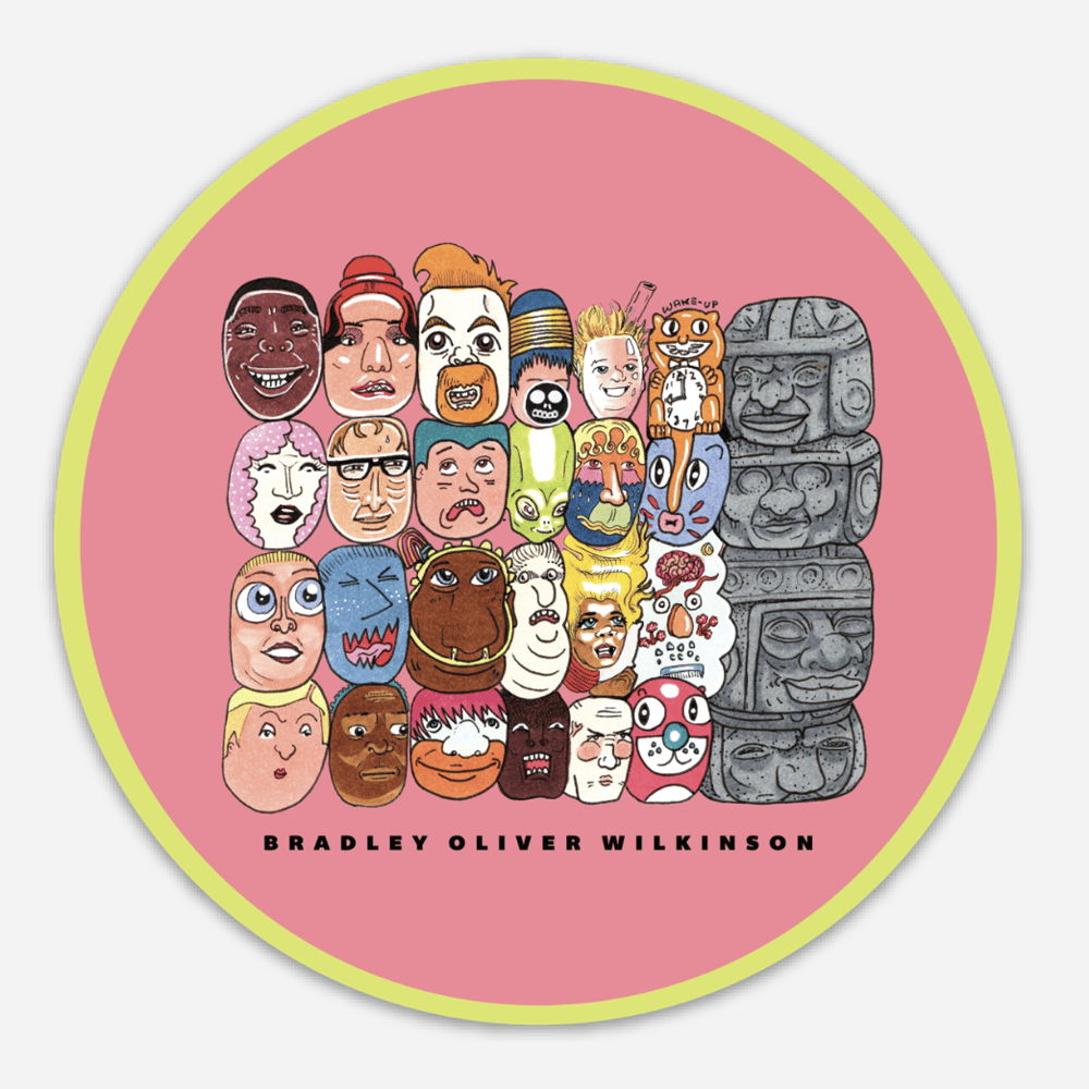 Image of B.O.W. Circle Sticker