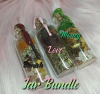 Image 1 of Banishing Love & Money Jar Bundle 🪓💝🤑