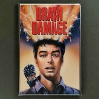 Image 1 of BRAIN DAMAGE MOVIE / FRIDGE MAGNET / BUTTON