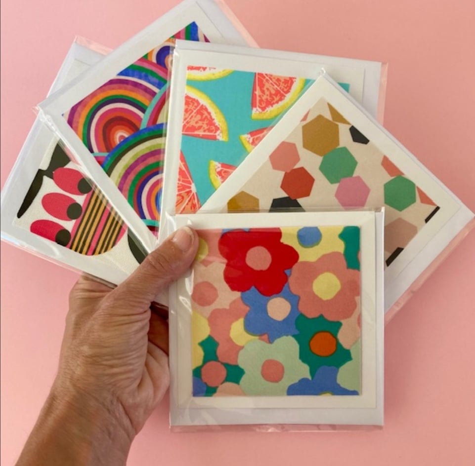 Image of Fabric card bundle