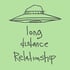 Long Distance Relationship T-shirt Dark Gray on Alien Green (PRE-ORDER ONLY) Image 2
