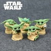 5pcs/set Baby Yoda Action Figure/Toys from the Mandalorian 