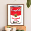 Andy Warhol | Consomme (Gelatin) Soup | Campbell's Soup Cans | Pop Art Posters | Modern Art Prints