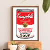 Andy Warhol | Old Fashioned Vegetable Soup | Campbell's Soup Cans | Pop Art Posters