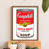 Andy Warhol | Scotch Broth (Manhandlers) Soup | Campbell's Soup Cans | Pop Art Posters