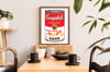 Andy Warhol | Tomato-Beef Noodle O’s Soup | Campbell's Soup Cans | Pop Art Posters
