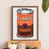 Andy Warhol | Tomato (Orange) Soup | Campbell's Soup Cans | Pop Art Posters | Modern Art Prints
