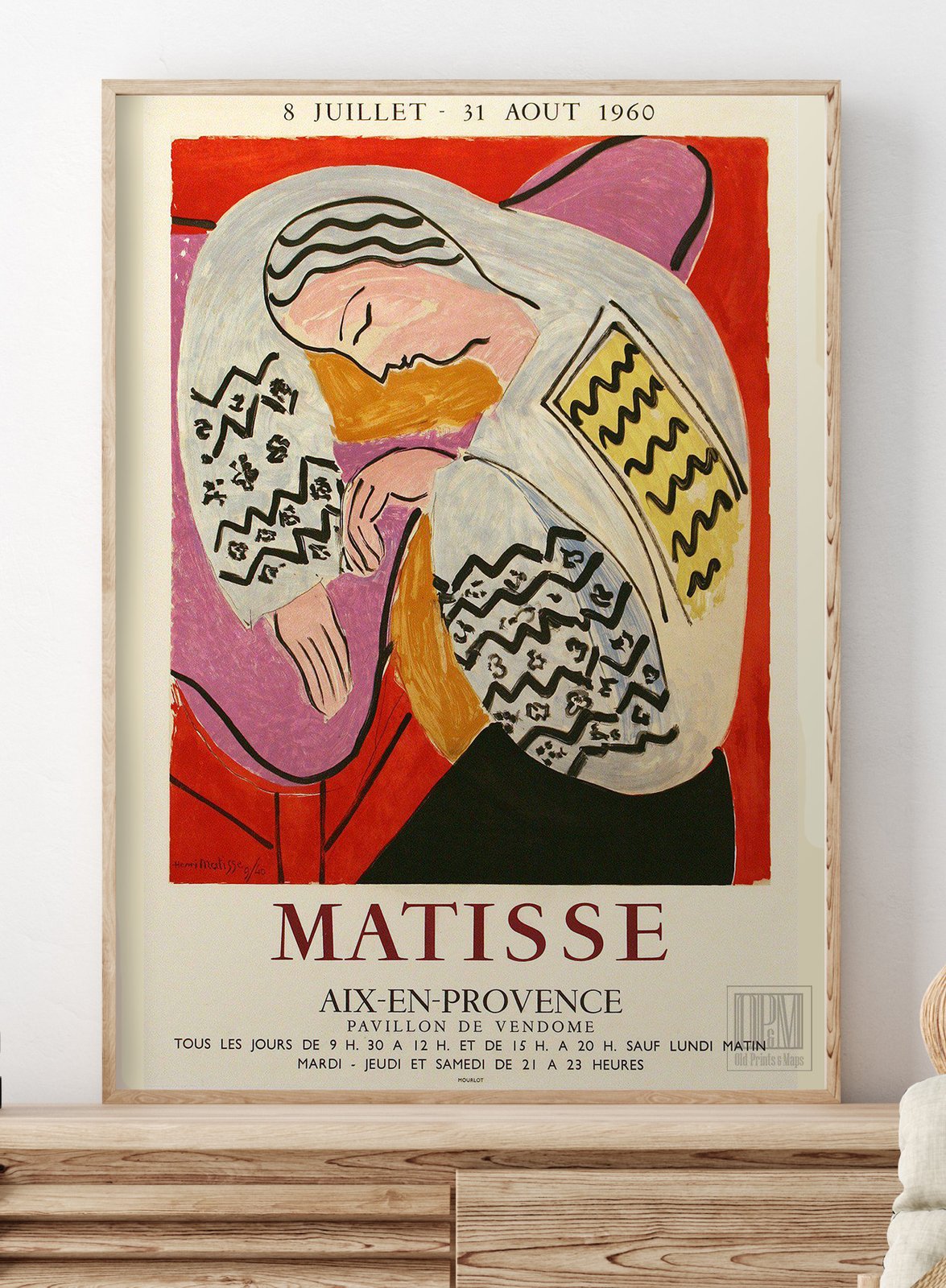 Henri Matisse | The Dream | Aix-En-Provence Exhibition | 1960