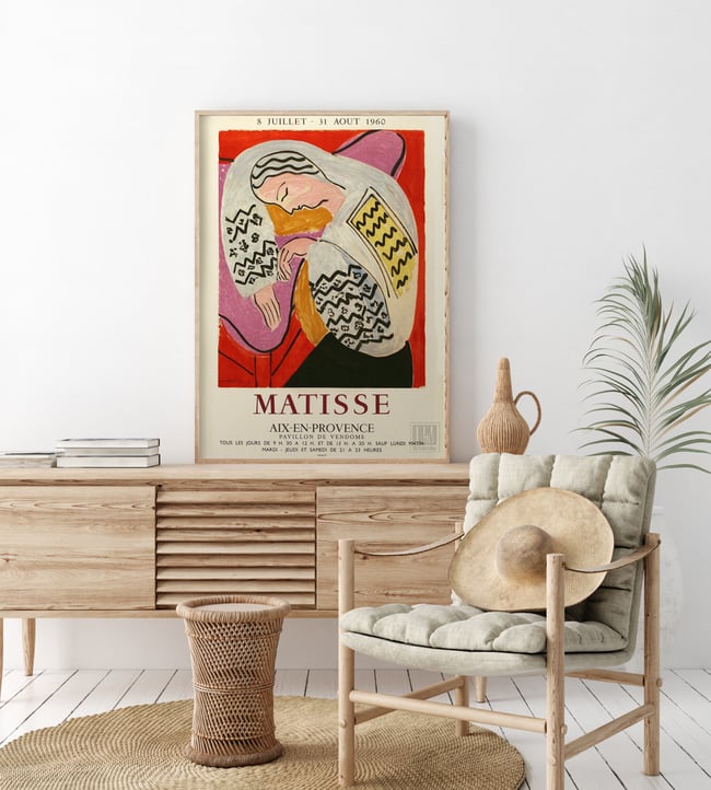 Henri Matisse | The Dream | Aix-En-Provence Exhibition | 1960 | Exhibition Poster | Home Decor