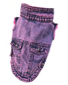 Acid Wash Denim Cut Off