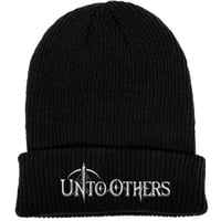 Embroidered Wool Knit Beanie 