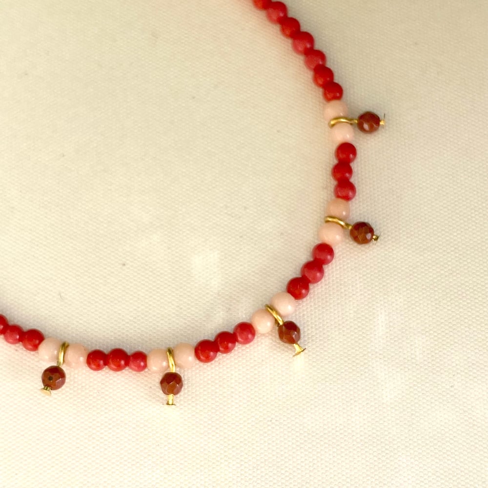Image of A cœur - Bracelet de petites perles