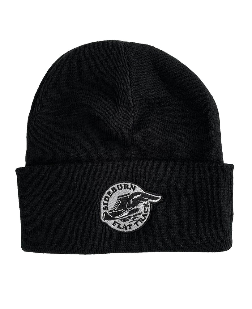 Image of Flat Track Wooly Hat - BLACK