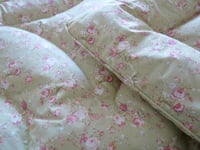 Image 1 of Sweet Sage Green Floral Single Eiderdown - Ready to Leave!