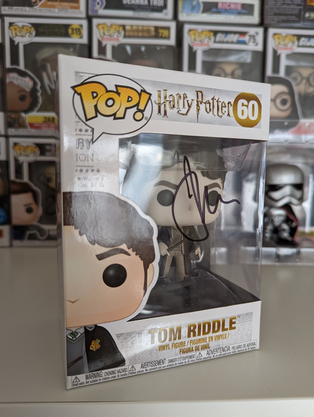 Frank Dillane Tom Riddle Signed Funko Pop