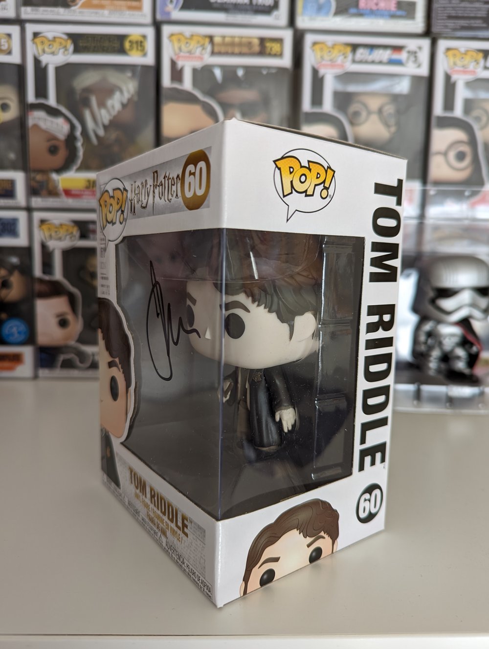 Frank Dillane Tom Riddle Signed Funko Pop