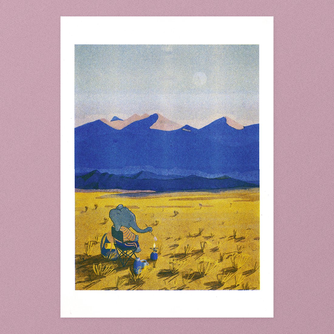 Image of Elephant Poster "Death Valley"
