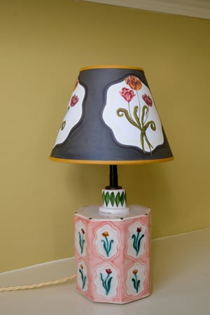 Image of Trio of Tulips - Tapered Empire Lampshade