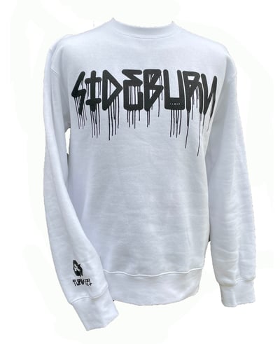 Image of D-Rip Crewneck Sweat - White LAST FEW
