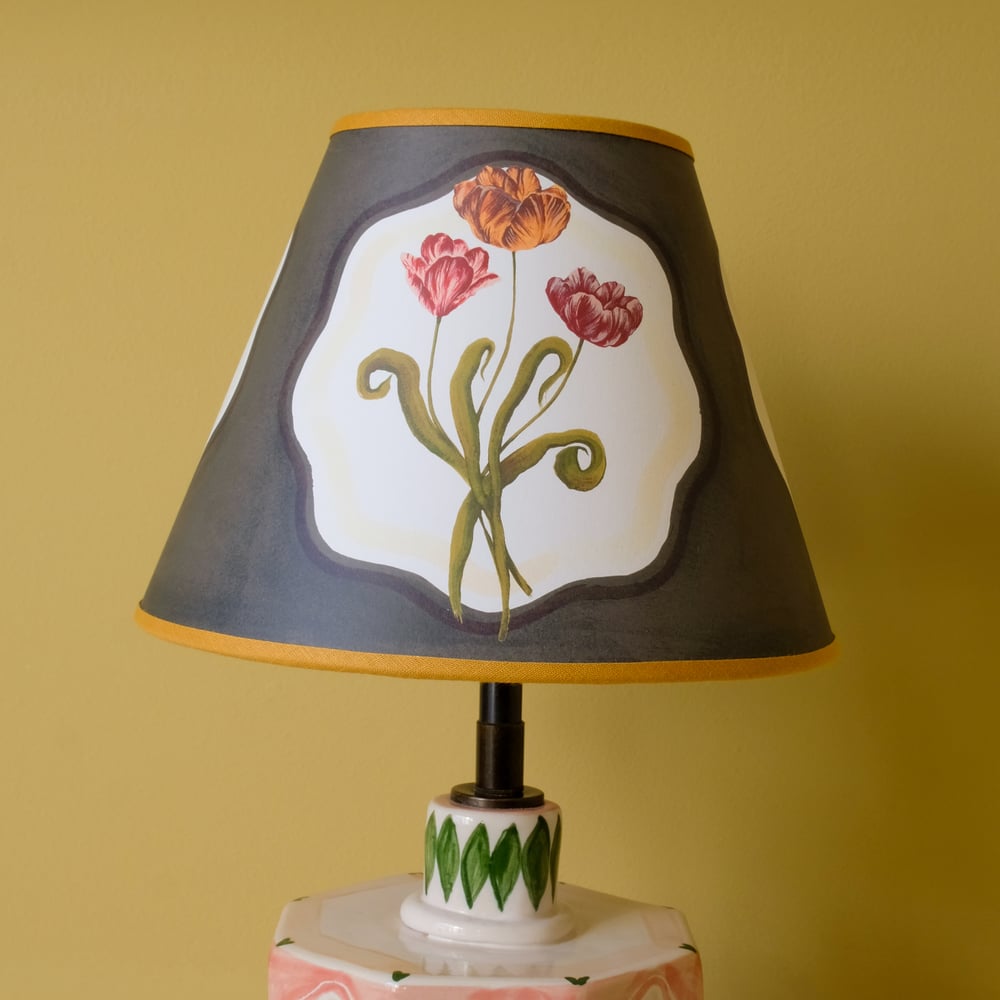 Image of Trio of Tulips - Tapered Empire Lampshade