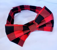 Image 1 of Buffalo Plaid bowtie 🎀