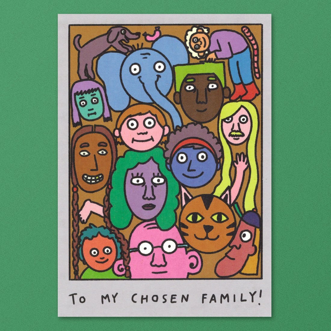 Image of Postcard "Chosen Family"