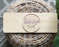 Image 1 of Acrylic Baby Name Sign