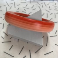 Image 3 of NEW! Chunky ombré bright orange bangle