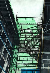 Image 1 of Green Scaffolding