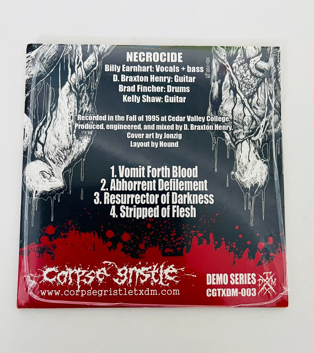 NECROCIDE - Vomit Forth Blood  CD