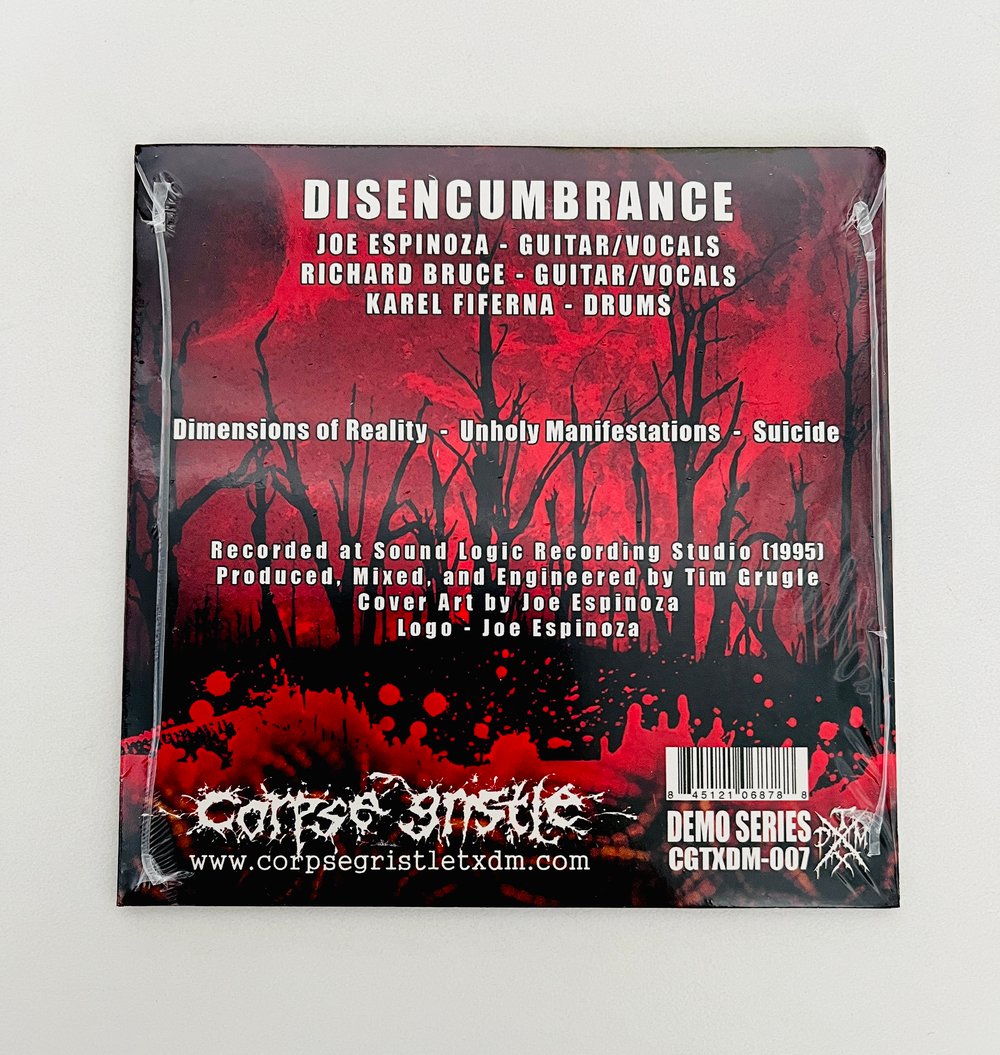 DISENCUMBRANCE -The Betrayal  CD