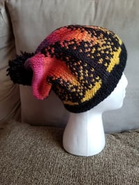 Image 3 of Starburst Sunset Tree Silhouette Beanie