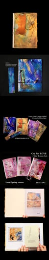 Artist book [Cry for LOVE-What Women Feel] vol. 1   Encaustic Cover