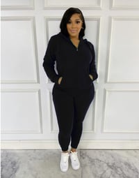 Ladies Sweatsuit - BLK