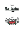 La Toxica /  Latina AF / Mexican Theme shoe charm / Hecho En Mexico 
