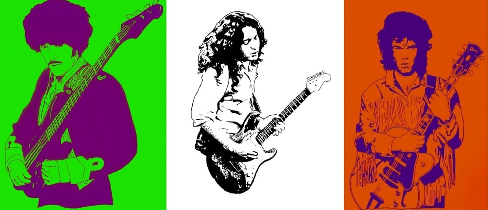 Image of Irish Rock Legends A5 Print set
