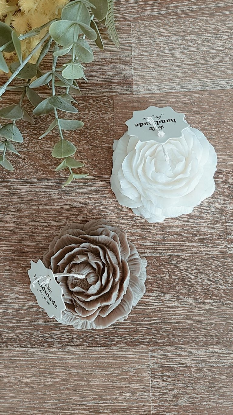 PEONY SOY CANDLES FLOWERS