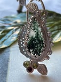 Moss Agate Pendant- New Beginnings