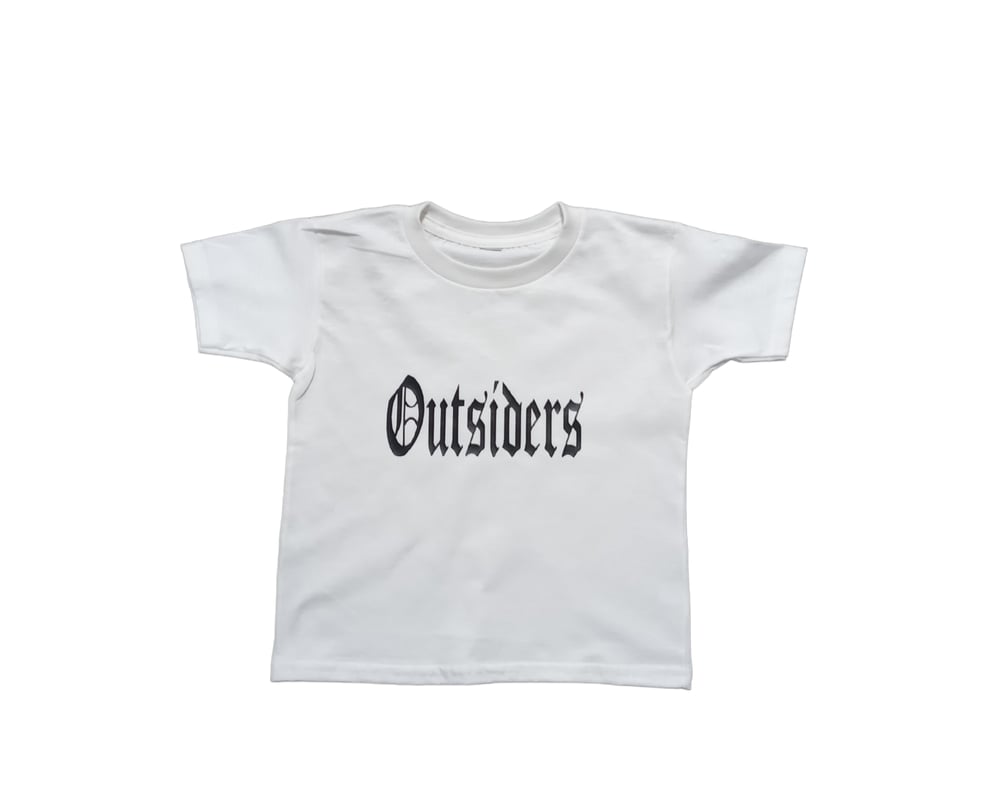 Image of Rebel Outsiders Toddler/Youth " White "  Shirt 