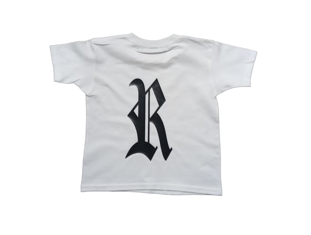 Image of Rebel Outsiders Toddler/Youth " White "  Shirt 