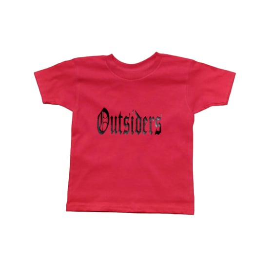 Image of Rebel Outsiders Toddler /Youth " Red  "  Shirt 