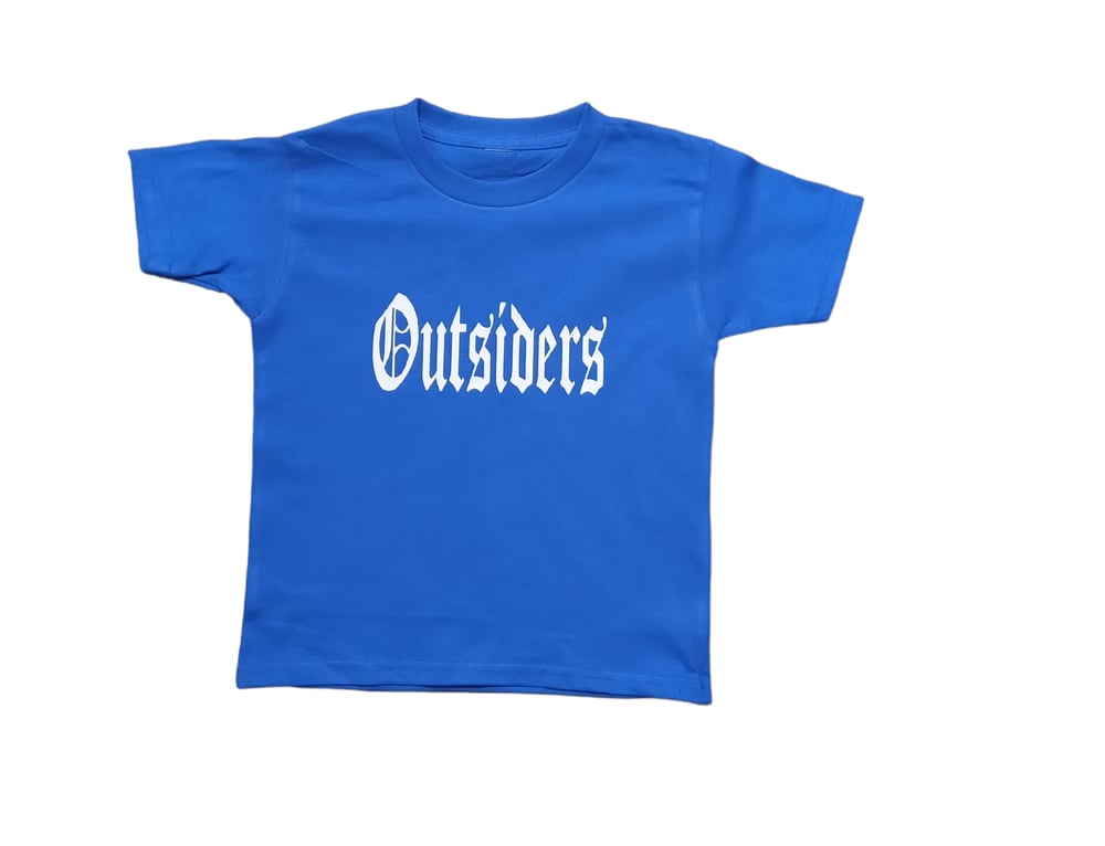 Image of Rebel Outsiders Toddler/Youth  " Blue  "  Shirt 